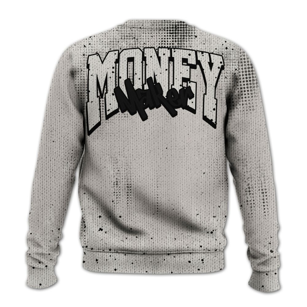 Sweater To Match The Classic 40s - Move In Silence Money Street Retro Graphic