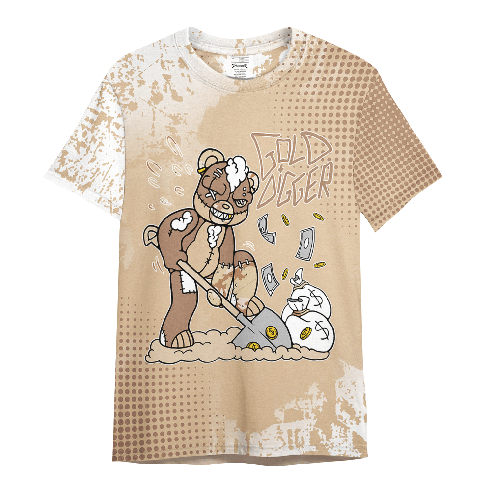 Shirt To Match Desert Camo 3s - Goal Digger Glitch Dot Shirt Unisex