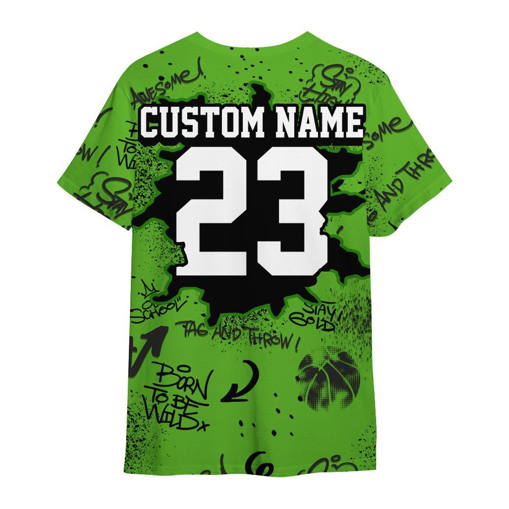 Shirt To Match Air Foamposite One Volt - Number 23 Basketball Bear Custom Name All Over Print