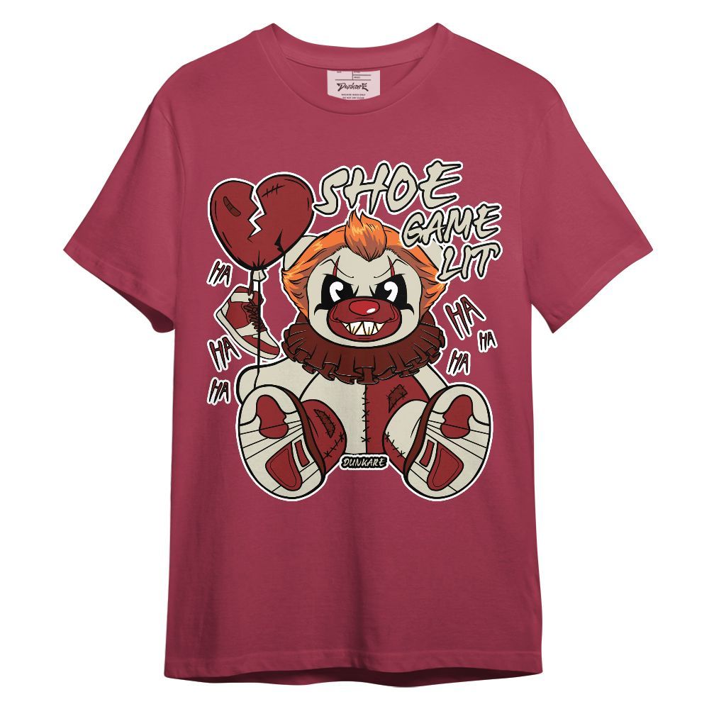 Shirt To Match High 85 Bred 1s - Shoe Game Bear Unisex Shirt