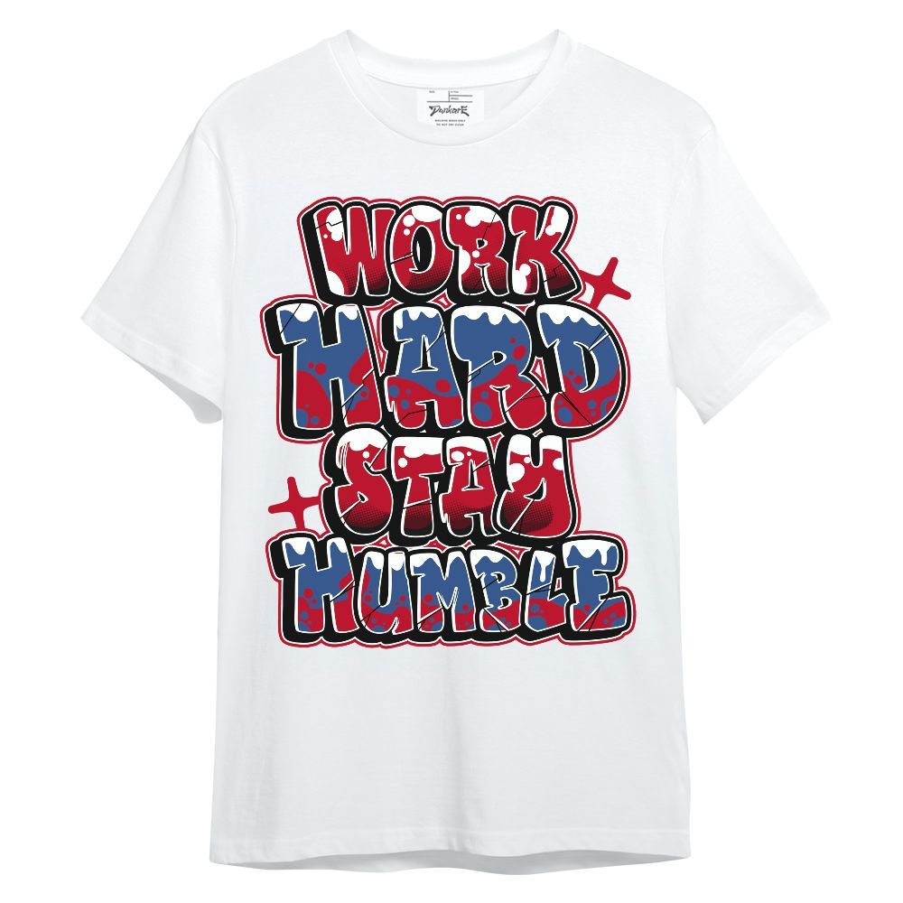 Shirt To Match Air Griffey Max Black Red Navy Blue 1s - Working Hard And Humble Graphic Unisex Shirt