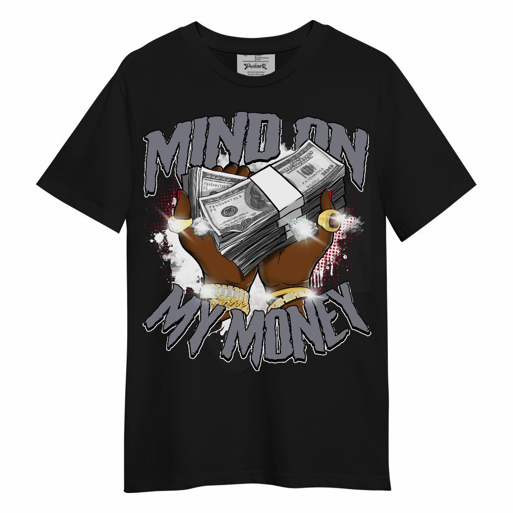 Shirt To Match Retro Black Flint 13s - Mind On My Money Graphic Unisex Shirt