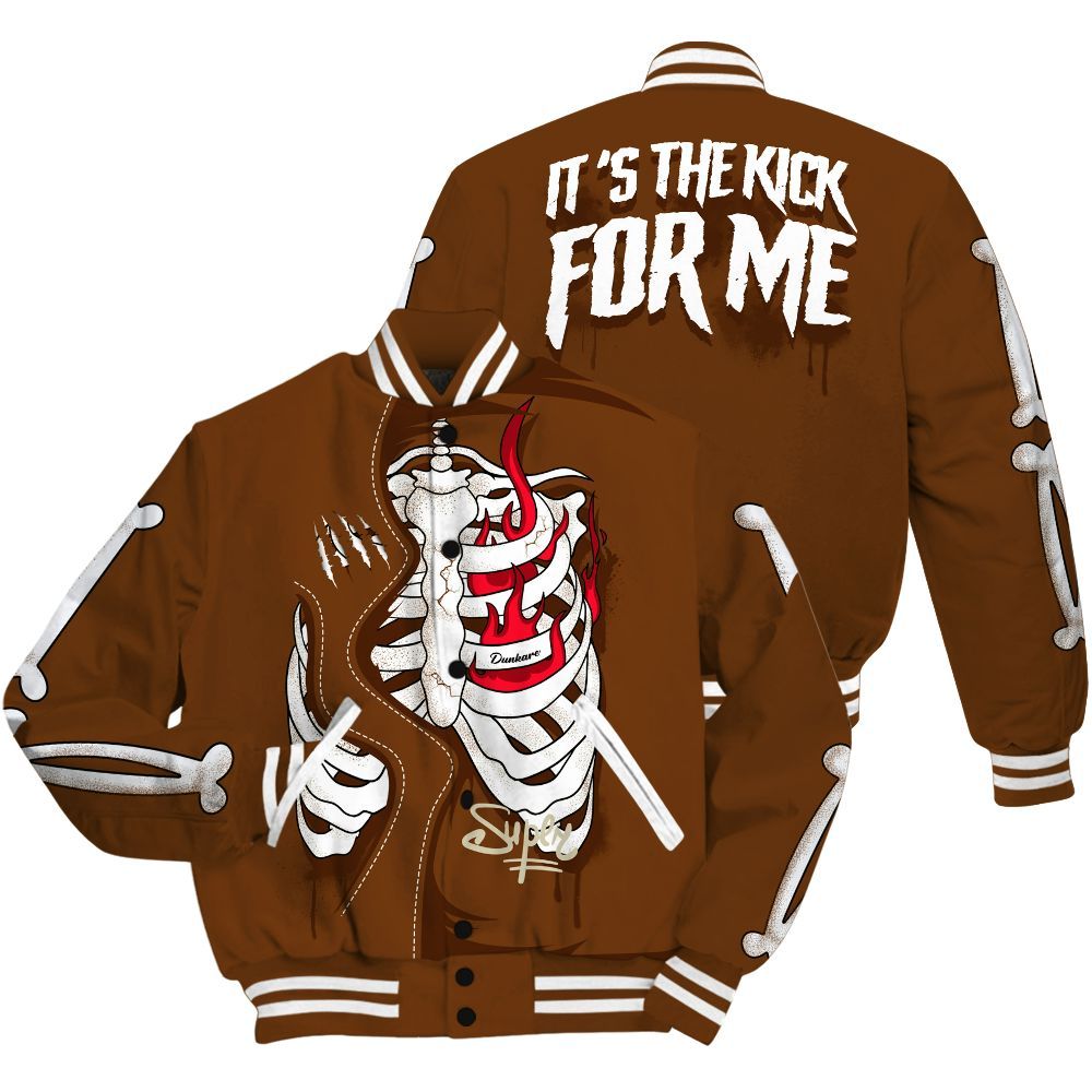 Varsity Jacket To Match Archaeo Brown 5s - It's The Kick For Me All Over Print