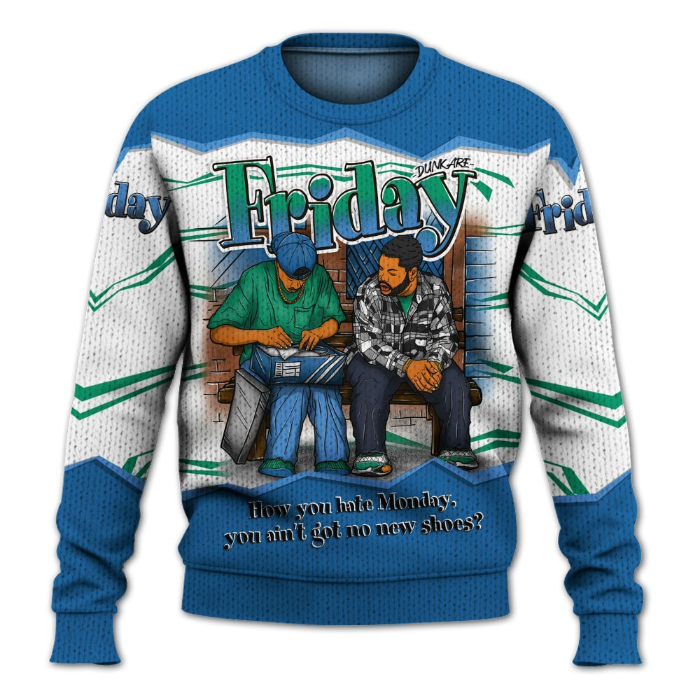 Sweater To Match 95 Big Bubble Slate - Friday Movie 90s TV Graphic