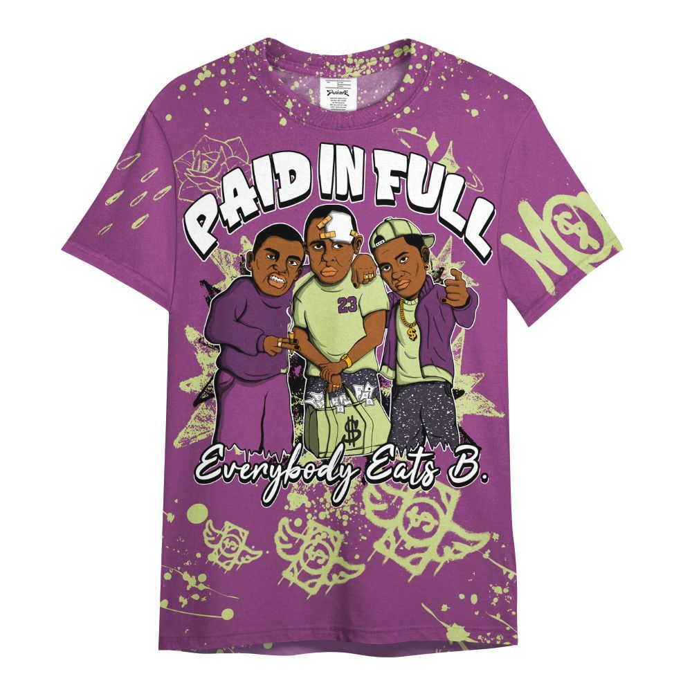 Shirt To Match Ja 2 Staregazer - Everybody Paid In Full Crayon All Over Print