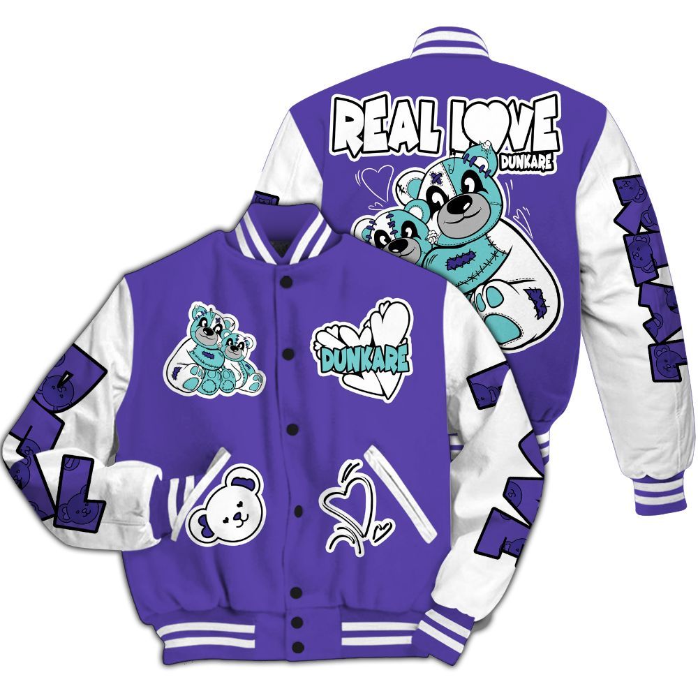Varsity Jacket To Match Low Hornets 1s - Sincere Fondness Bear All Over Print