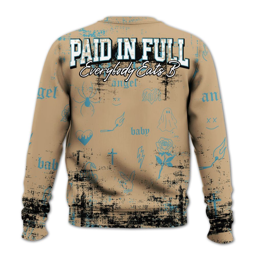 Sweatshirt To Match H-Town 11s - Paid In Full Money All Over Print