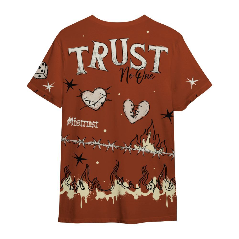 Shirt To Match Retro Eastside Golf 12s - Trust No One Snake-Bite Doodle Crayon All Over Print