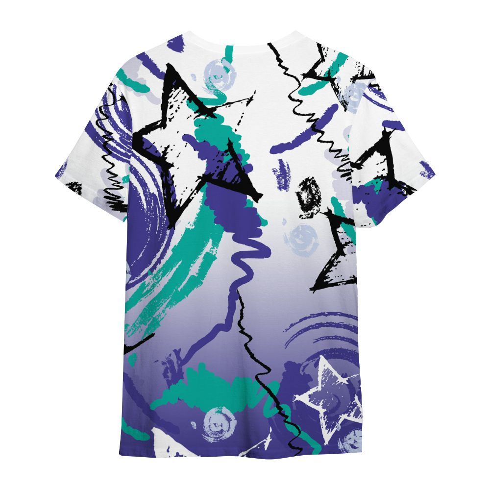 Shirt To Match Retro Grape 5s - Grind Shine Later Drip All Over Print