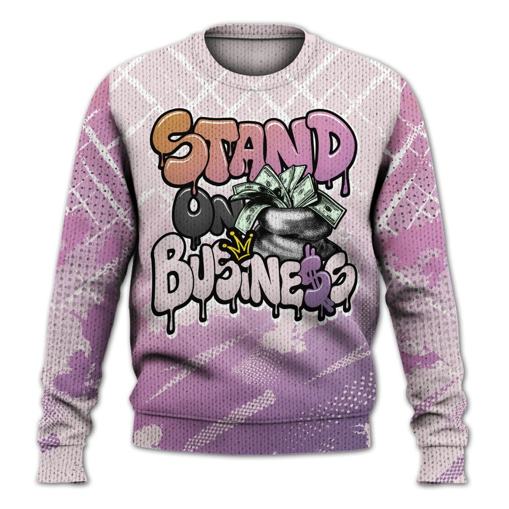 Knitted Sweater To Match Book Sunrise 1s - Halftone Stand Business Dripping