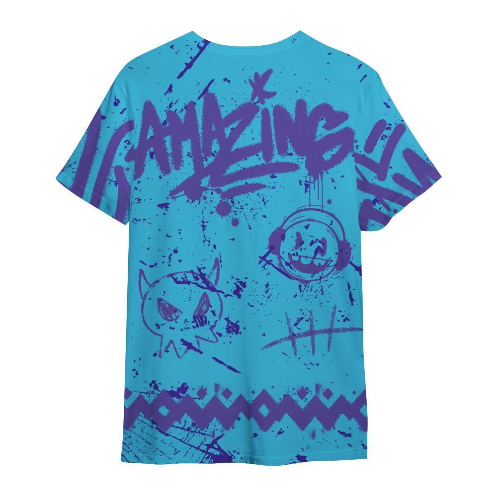 Shirt To Match Retro Aqua 6s - Friday Sneaker Crayon All Over Print