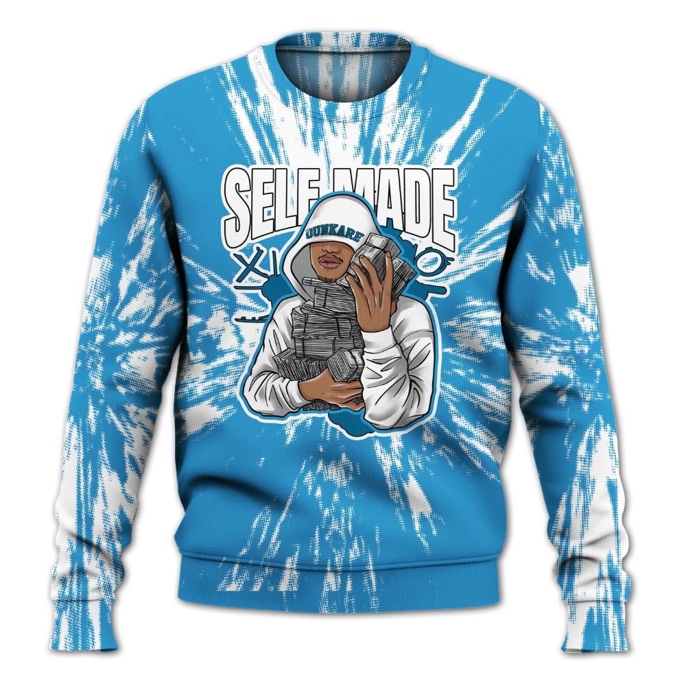 Sweatshirt To Match Powder Blue 9s - Selfmade Lux All Over Print