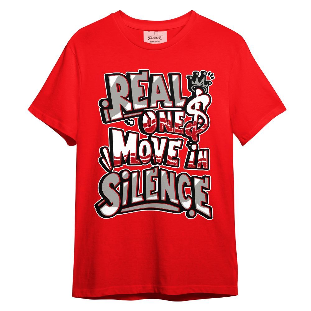 Shirt To Match Air Griffey Max Gray Reds 1s - Ones Move In Silence Graphic Unisex Shirt