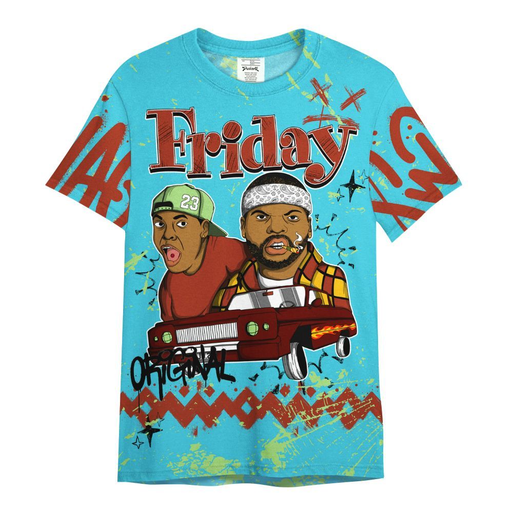 Shirt To Match SB Dunk Di'Orr Greenwood - Friday Sneaker Crayon All Over Print