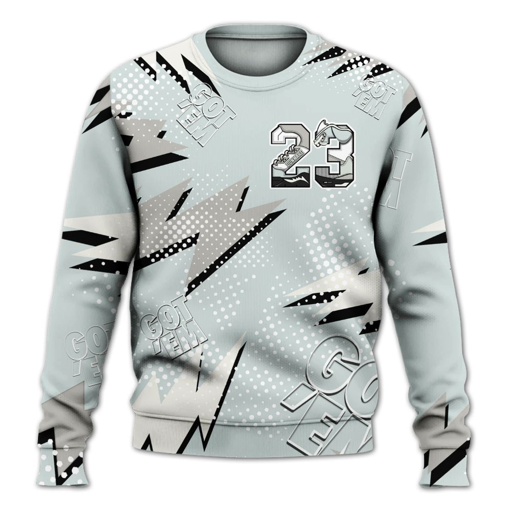 Sweatshirt To Match Book Moss Point 1s - 23 Custom Name 5s All Over Print