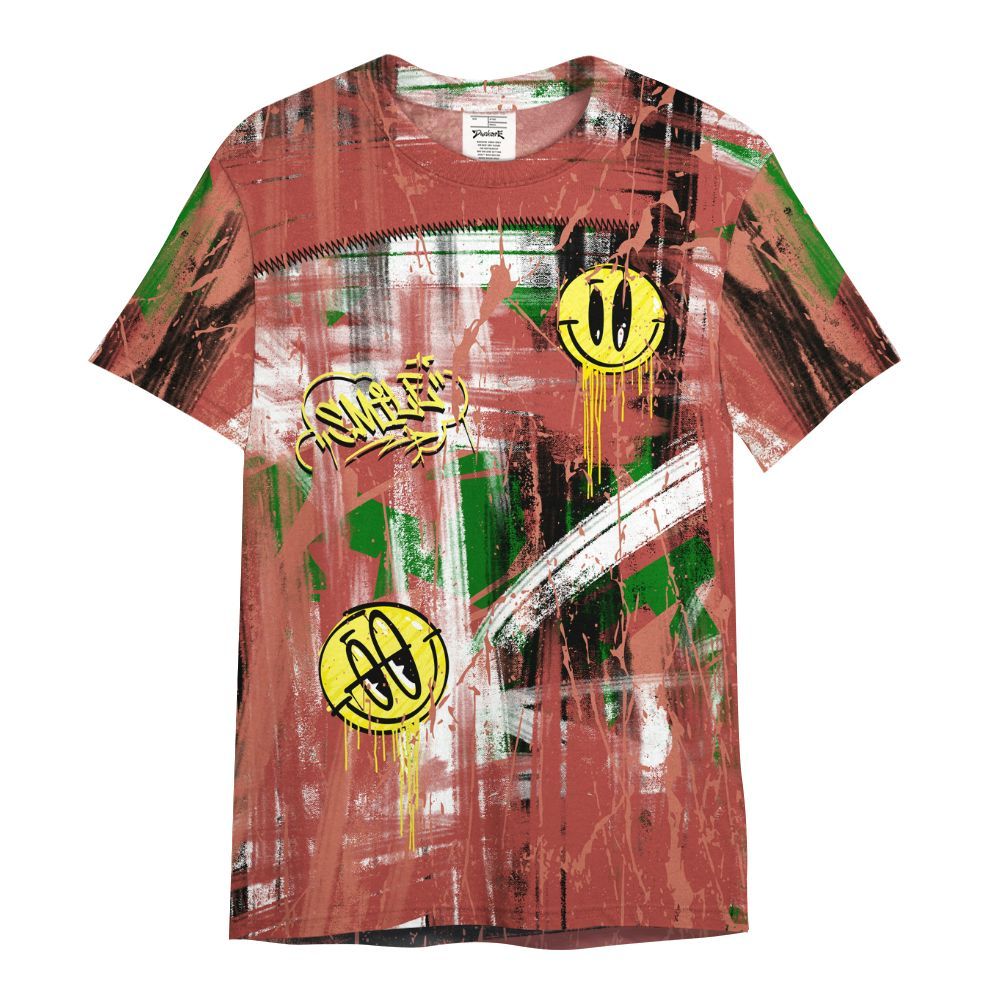 Shirt To Match Dune Red 13s - Money Skull Smile Fire All Over Print