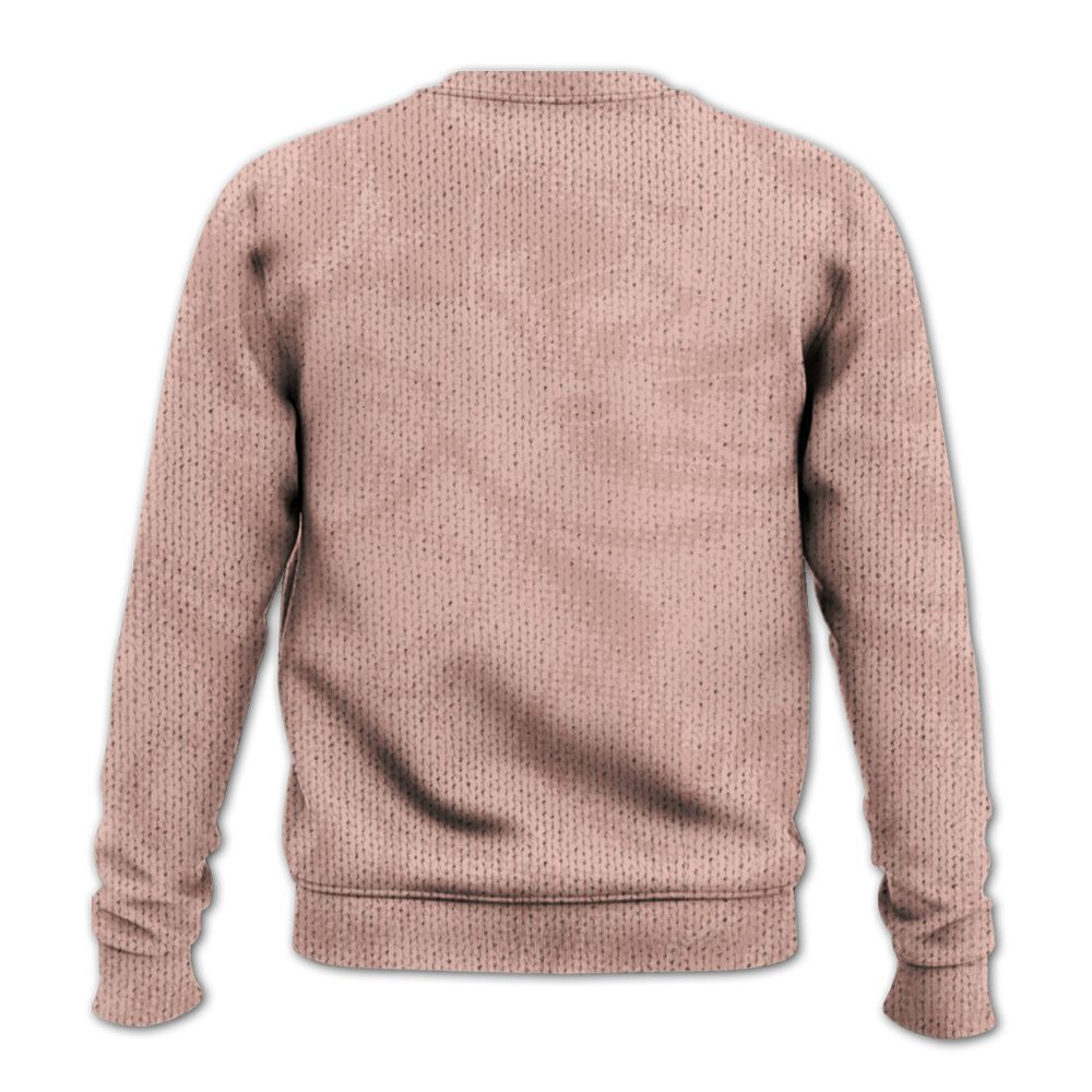Knitted Sweater To Match Dunk Low Pink Velvet - Dislike Us Graphic
