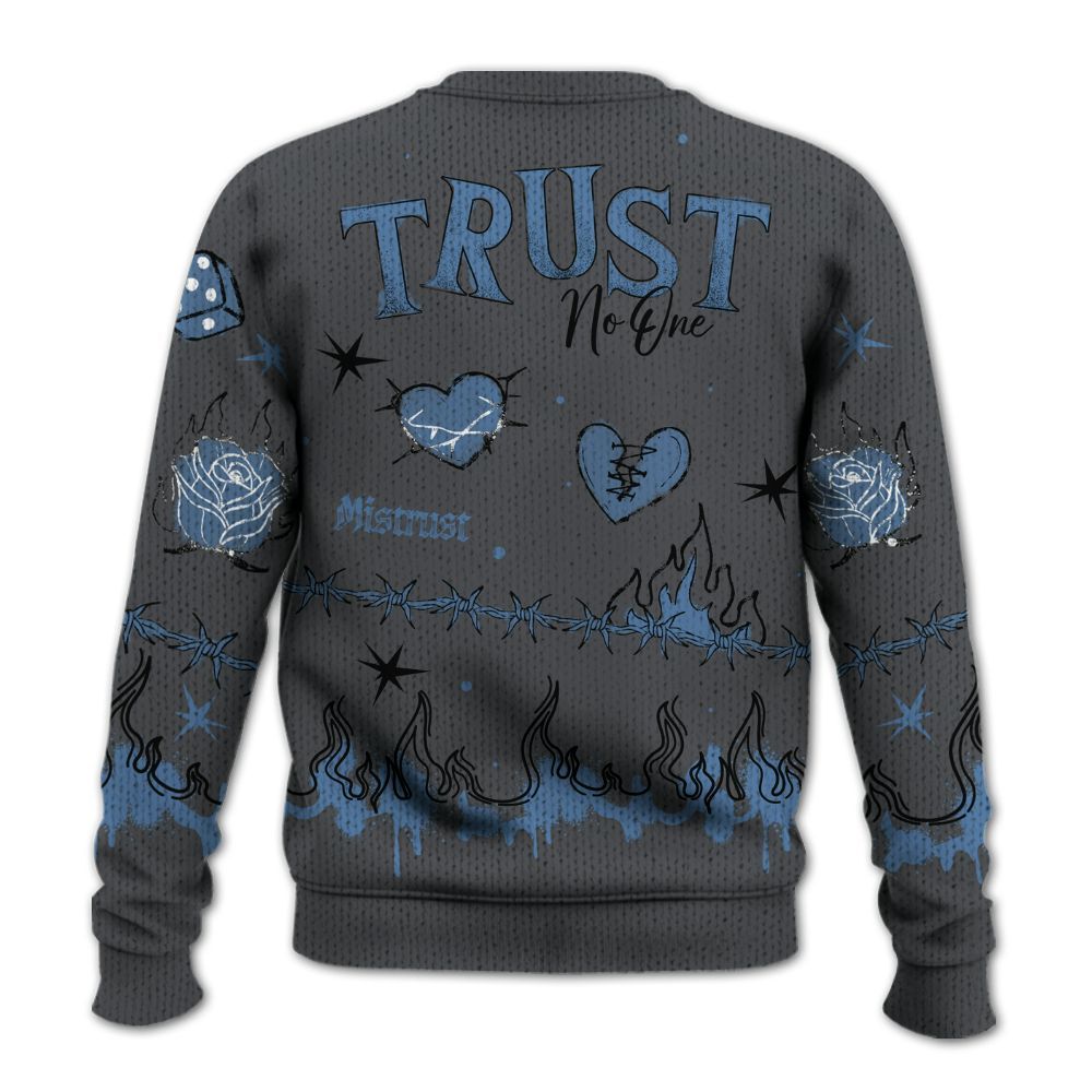 Knitted Sweater To Match Air Max 95 Stash - Trust No One Snake-Bite Doodle Crayon