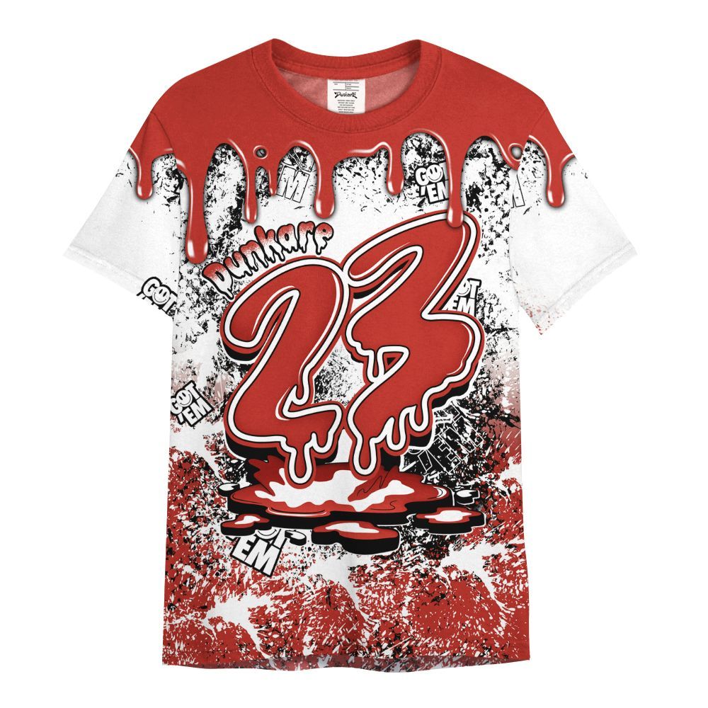 Shirt To Match Dunk Low St. Johns - Dripping 23 Drip All Over Print