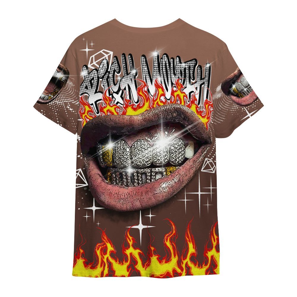 Shirt To Match KD 4 Christmas - Rich Mouth Fire Rap Retro 90s All Over Print