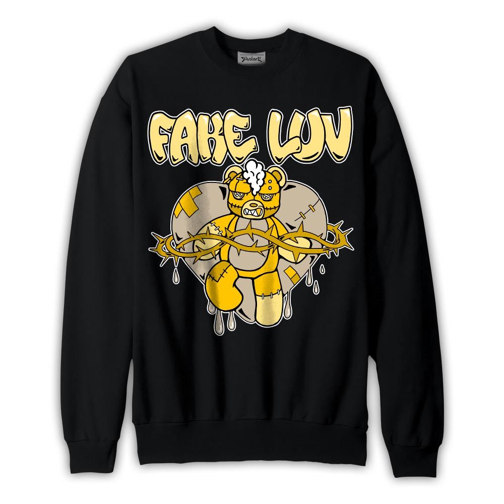 Sweatshirt To match Vivid Sulfur 4s Sweatshirt - False Romance Hugz Graphic