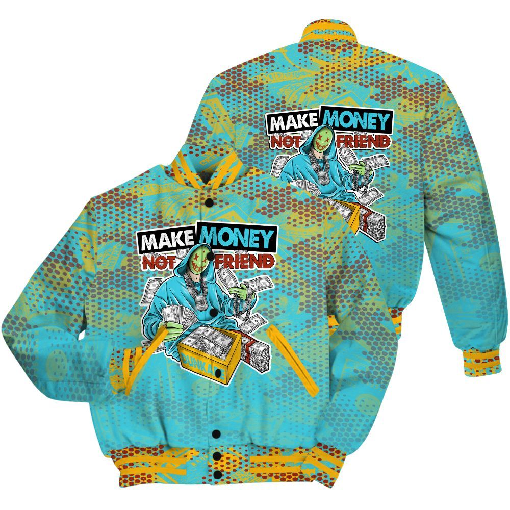 Varsity Jacket To Match SB Dunk Di'Orr Greenwood Shirt - Make Moneys Unique All Over Print