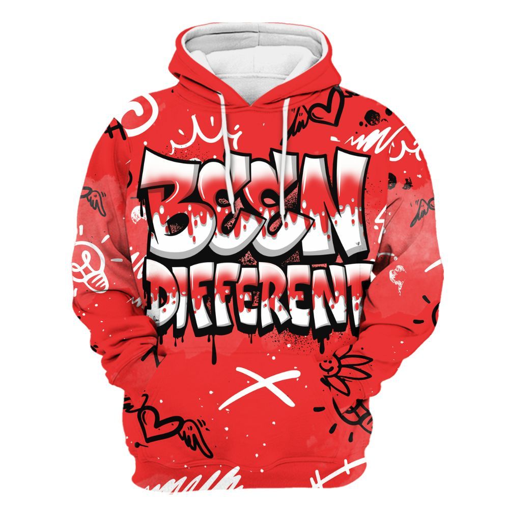Hoodie To Match Red Thunder 4s - Drip Been Di2ferent All Over Print