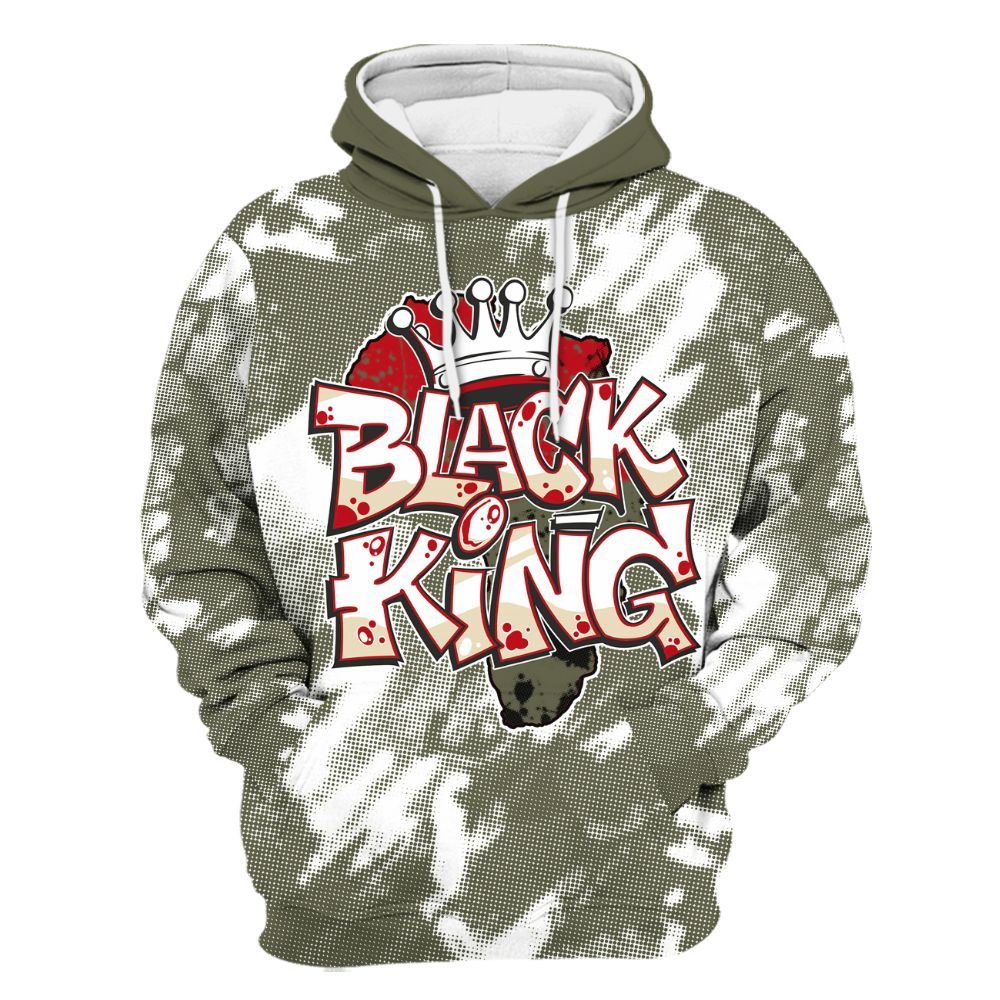 Hoodie To Match Low OG Medium Olive 1s - B-King Shirt Unisex Oufit All Over Print