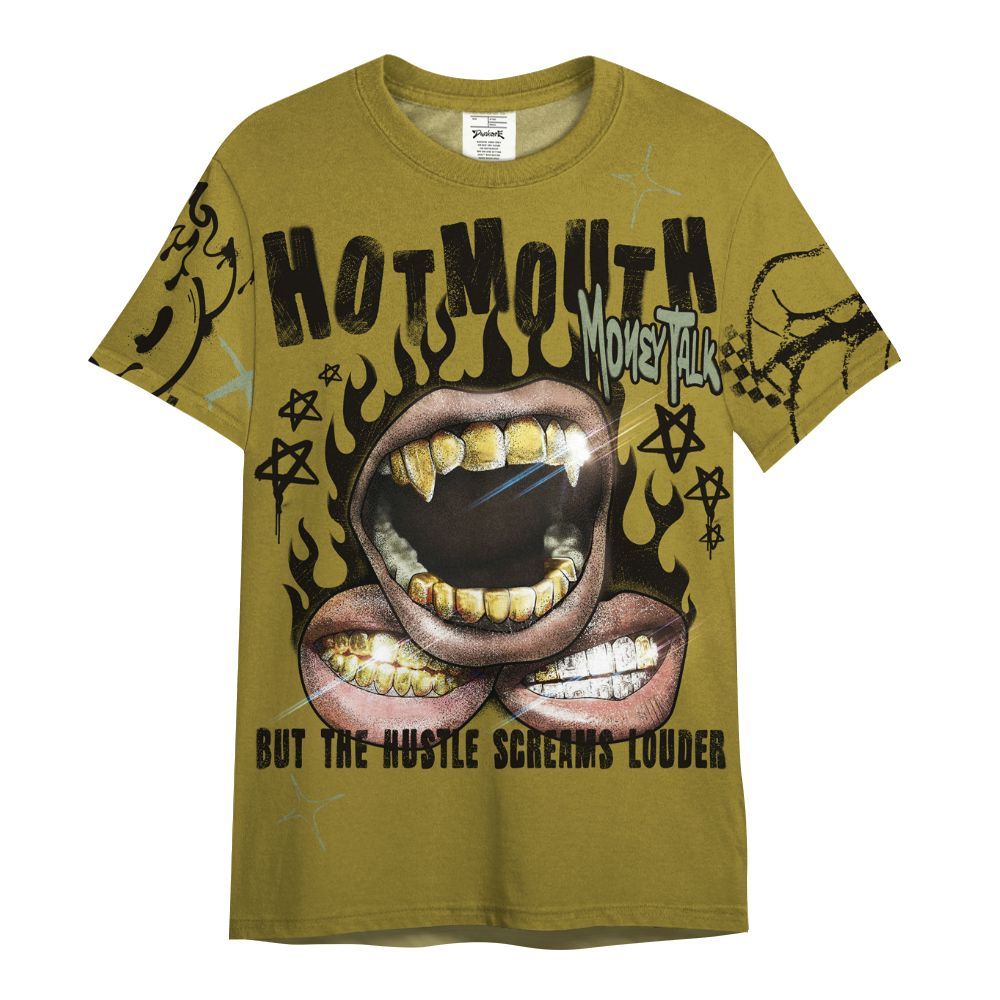 Shirt To Match Air Flightposite Metallic Gold - Mouth Burning Street Style All Over Print