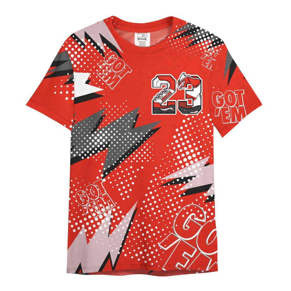 Shirt To Match Air Force 1 Low GS Valentine's Day - Custom Name Number 23 5s All Over Print