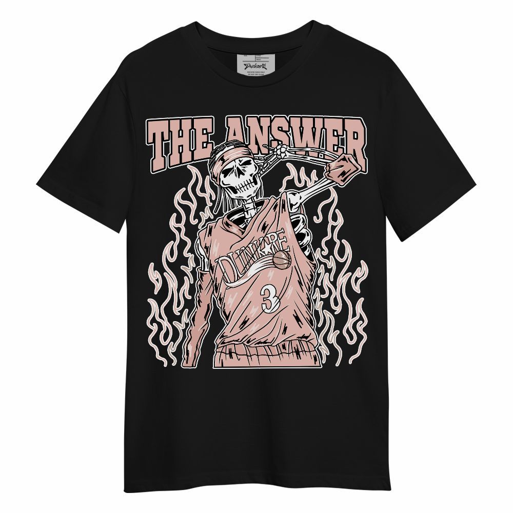 Shirt To Match Dunk Low Pink Velvet - Allen Answer Skeleton Unisex Shirt