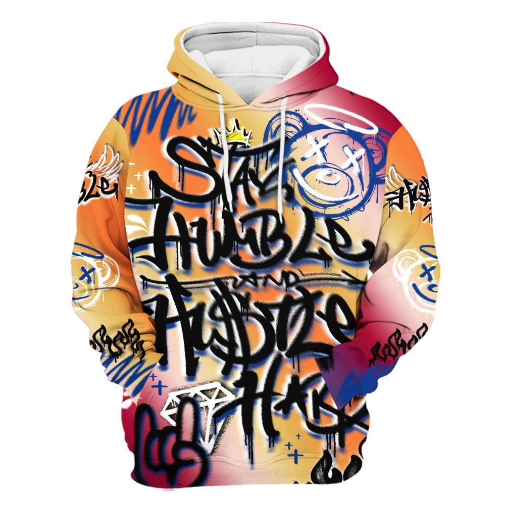Hoodie To Match Air Griffey Max Los Angeles 1s - Humble Drip Streetwear Graffity All Over Print