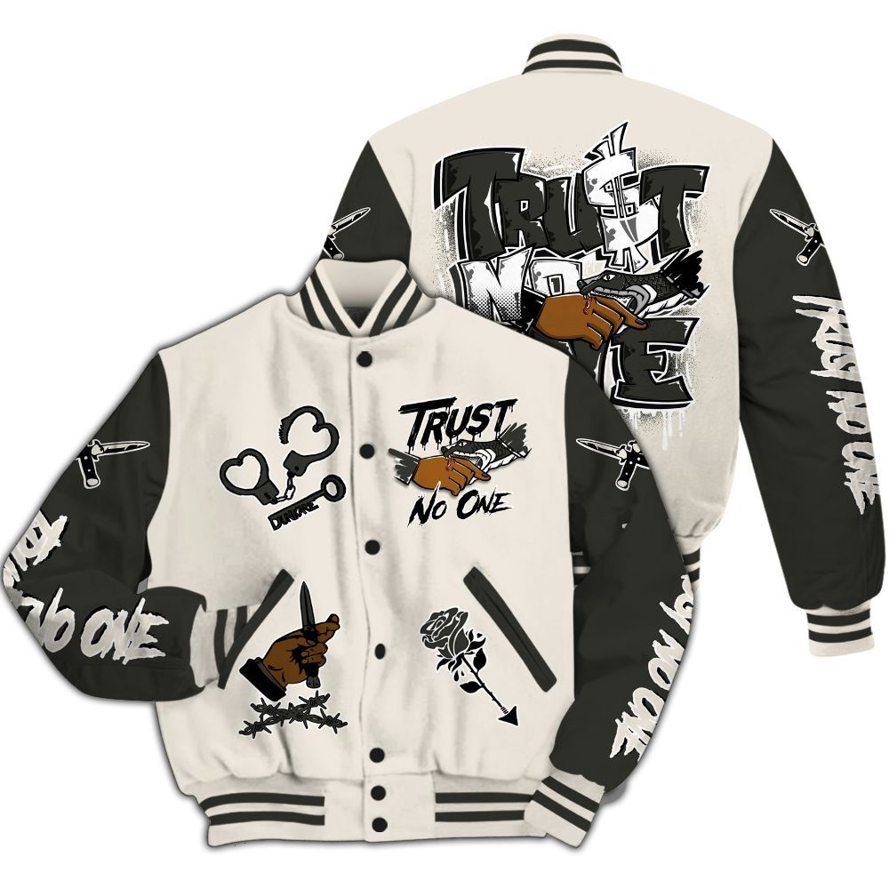 Varsity Jacket To Match Air Max Plus Moonlight Swarovski - Trust No One Dripping All Over Print