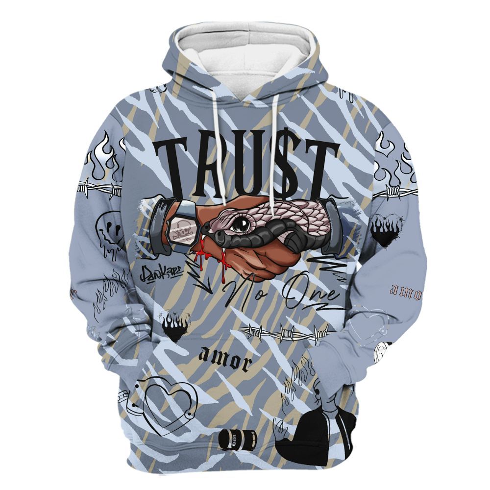 Hoodie To Match Ja 2 Induction - Snake Trust No One All Over Print