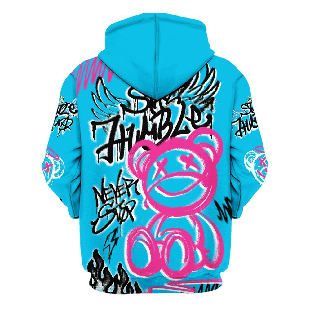 Hoodie To Match Tokyo Nights Stewie 3s - Humble Drip Streetwear Graffity All Over Print