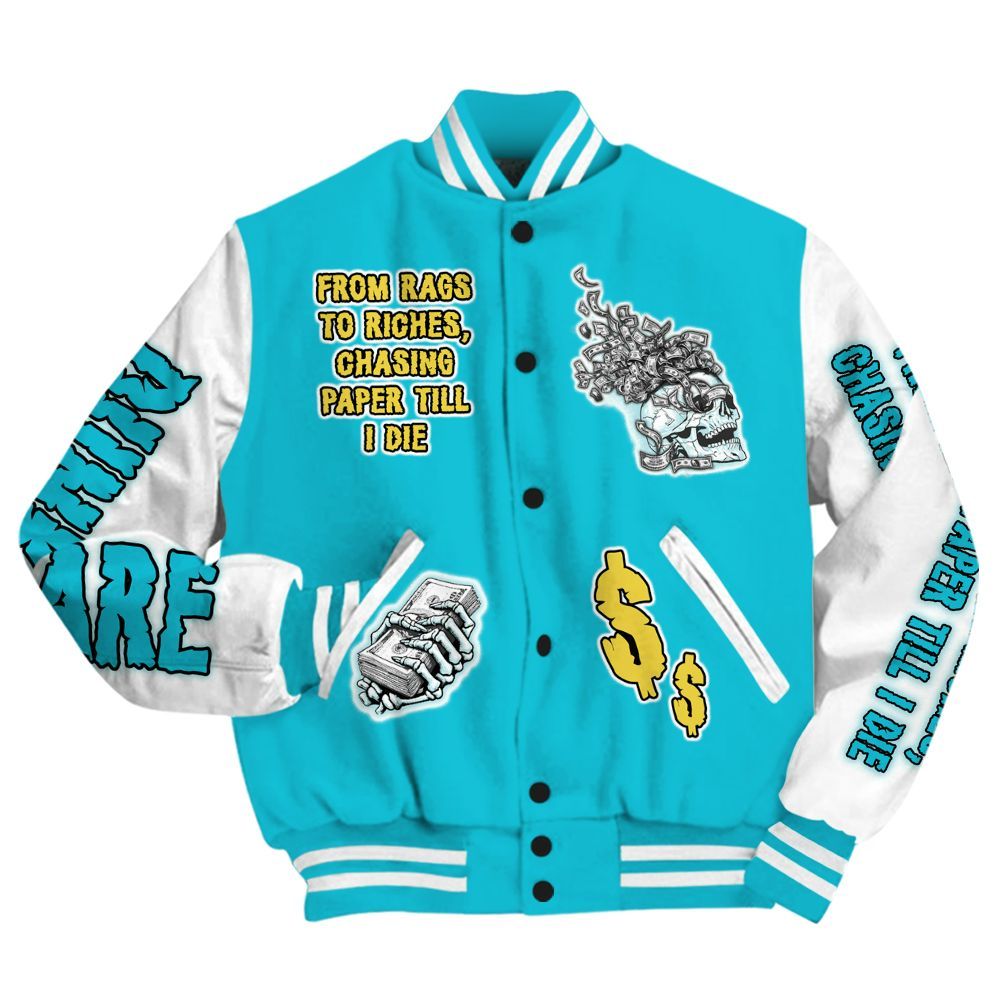 Varsity Jacket To Match Dunk Low KD 17 N7 - From Rags To Riches All Over Print