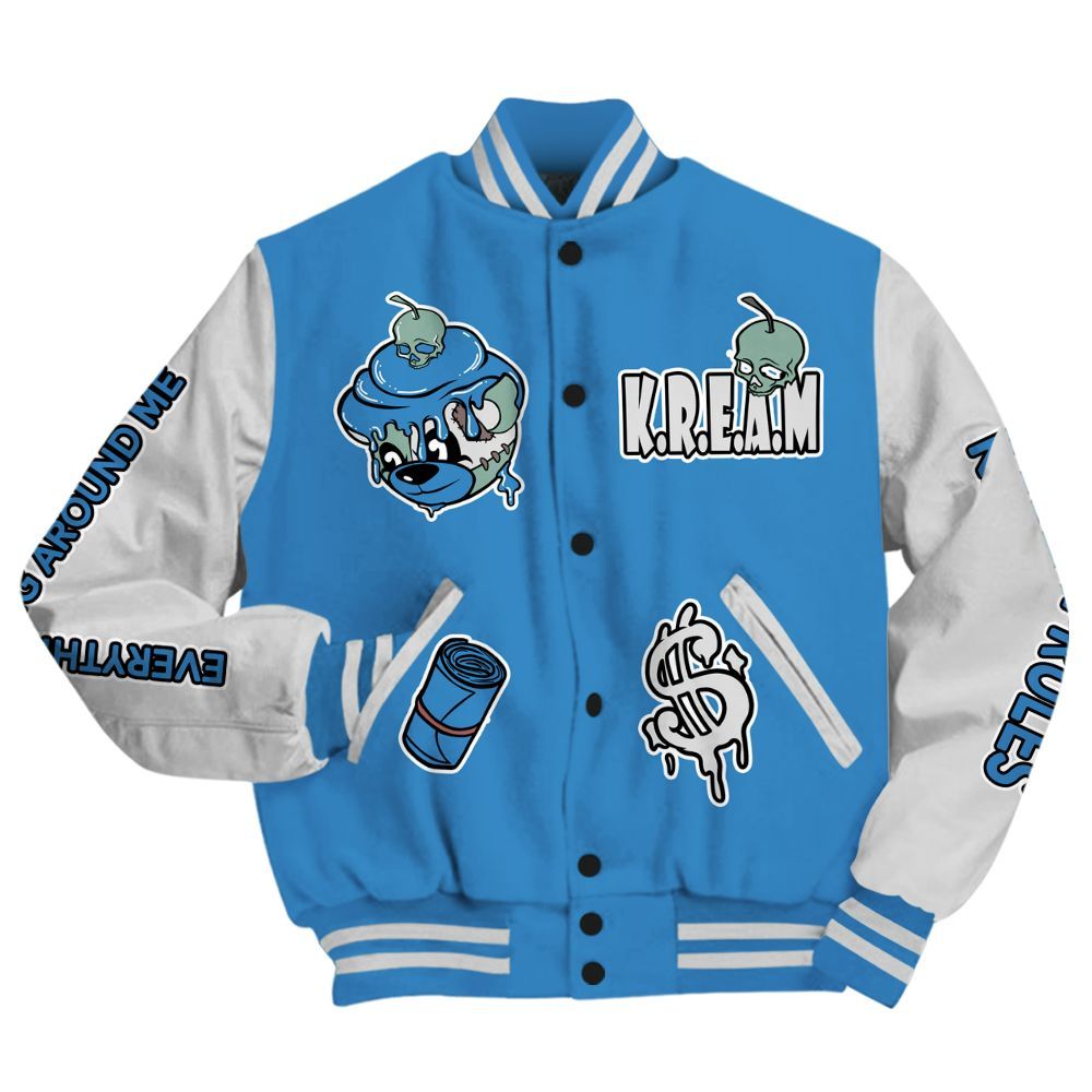 Varsity Jacket To Match Low Carolina 17s - Loot Bear All Over Print