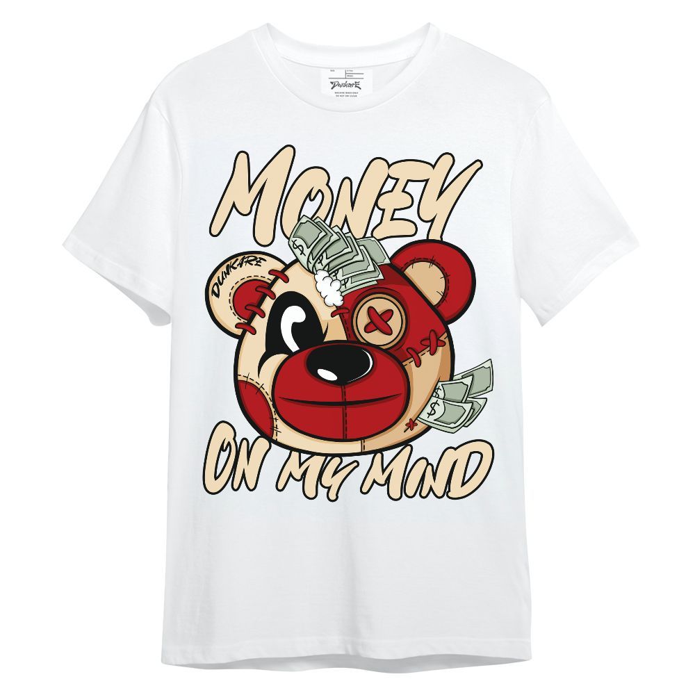 Shirt To Match Dunk Low Strawberry Waffle - Money On My Mind Bear Shirt Unisex Oufit Unisex Shirt