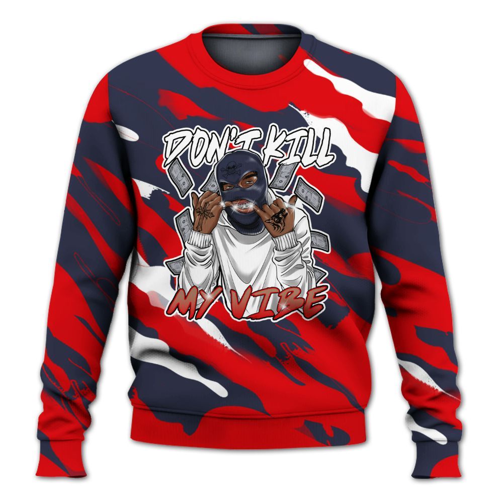 Sweatshirt To Match Low OG Howard Bison 1s - Vibe.Unique Colored All Over Print