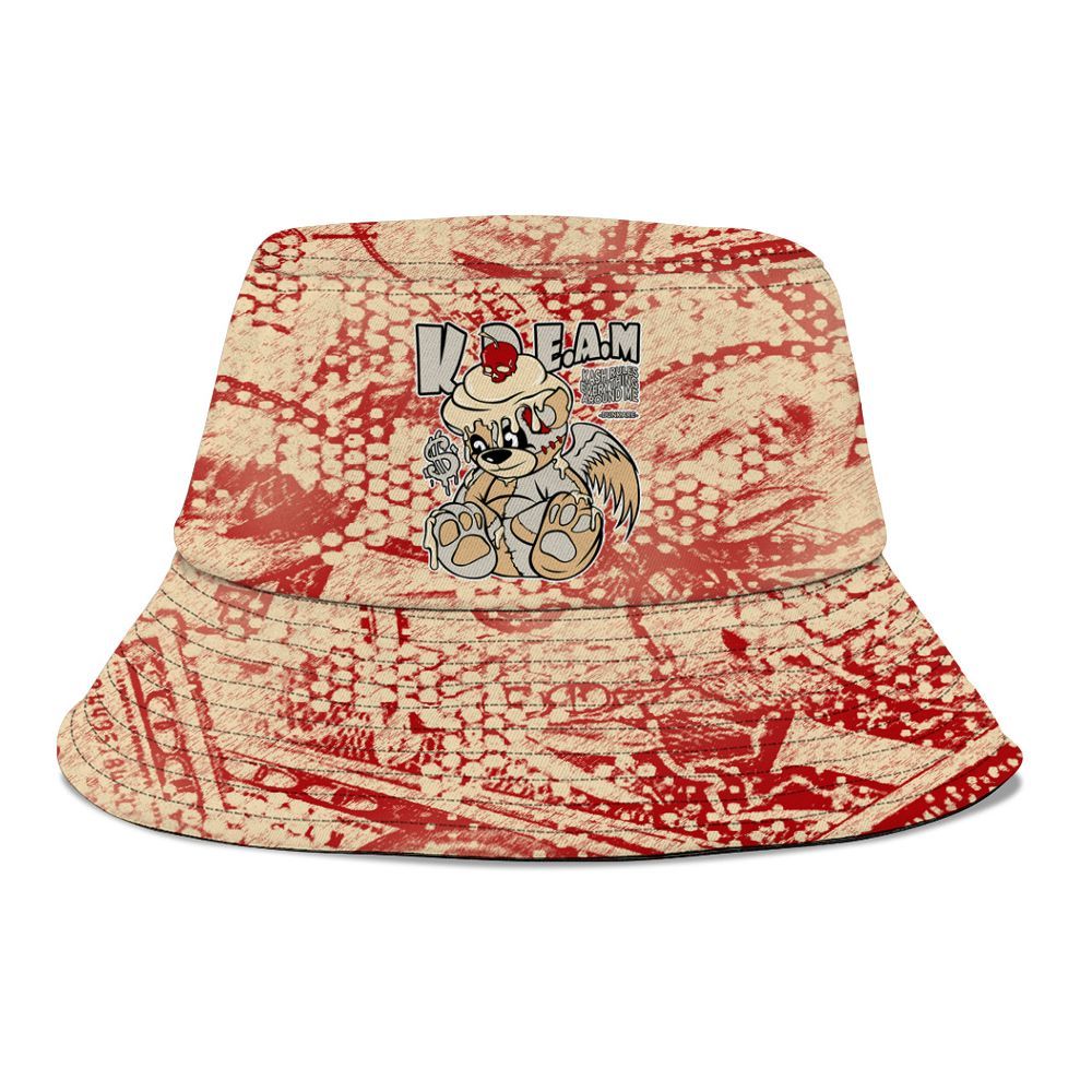 Bucket Hat To Match Dunk Low Strawberry Waffle - Loot Bear Graphic