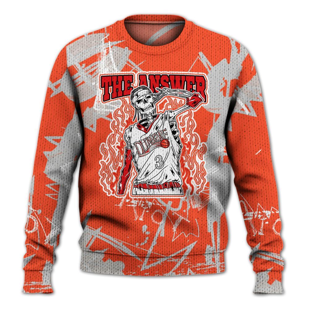 Knitted Sweater To Match Air Max 1 86 Cosmic Clay - Allen Answer Skeleton Messyz