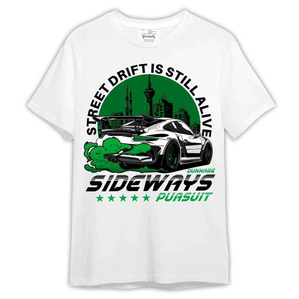 Shirt To Match Shirt Sideways Puasuit, Lucky Green 5s T-- To Match Sneaker Lucky Green 5s Graphic Tee 2404 LTRP