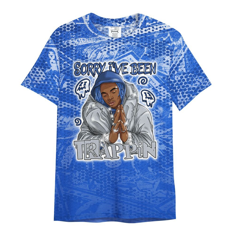 Shirt To Match Air Foamposite One Royal - Trappin' Banknote All Over Print
