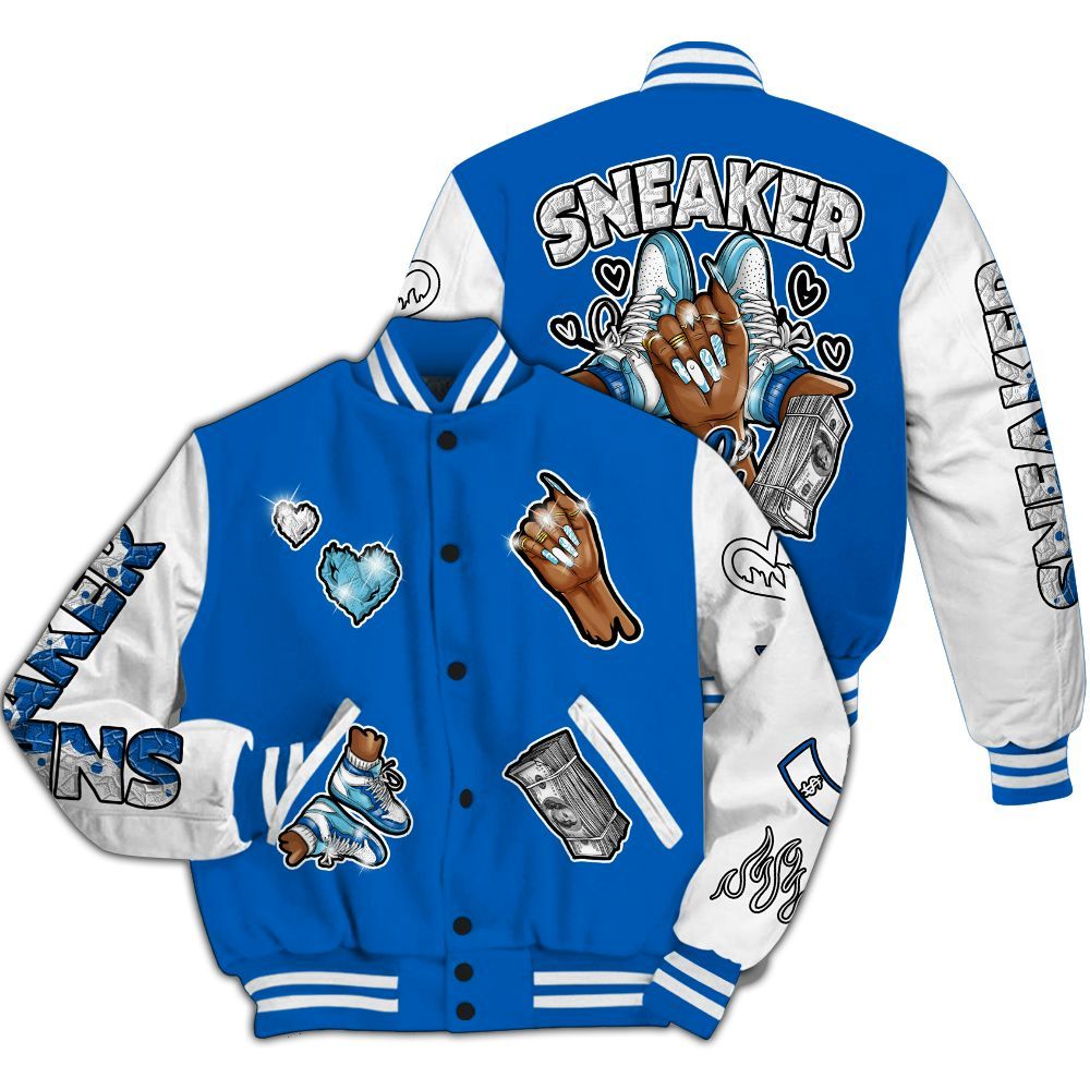 Varsity Jacket To Match Dunk Low Argon - Sneakerz Girlz All Over Print