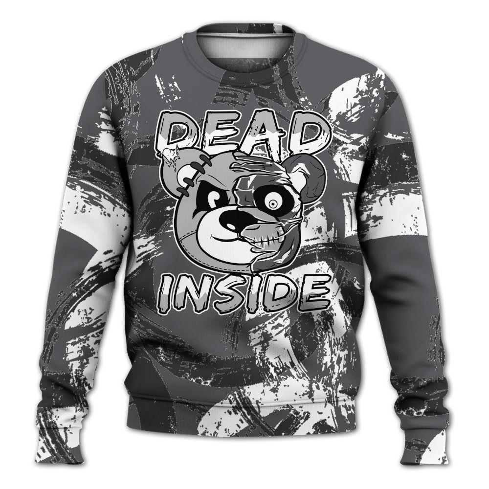 Sweatshirt To Match White Thunder 4s - Lifeless Bear Circle Slpash All Over Print