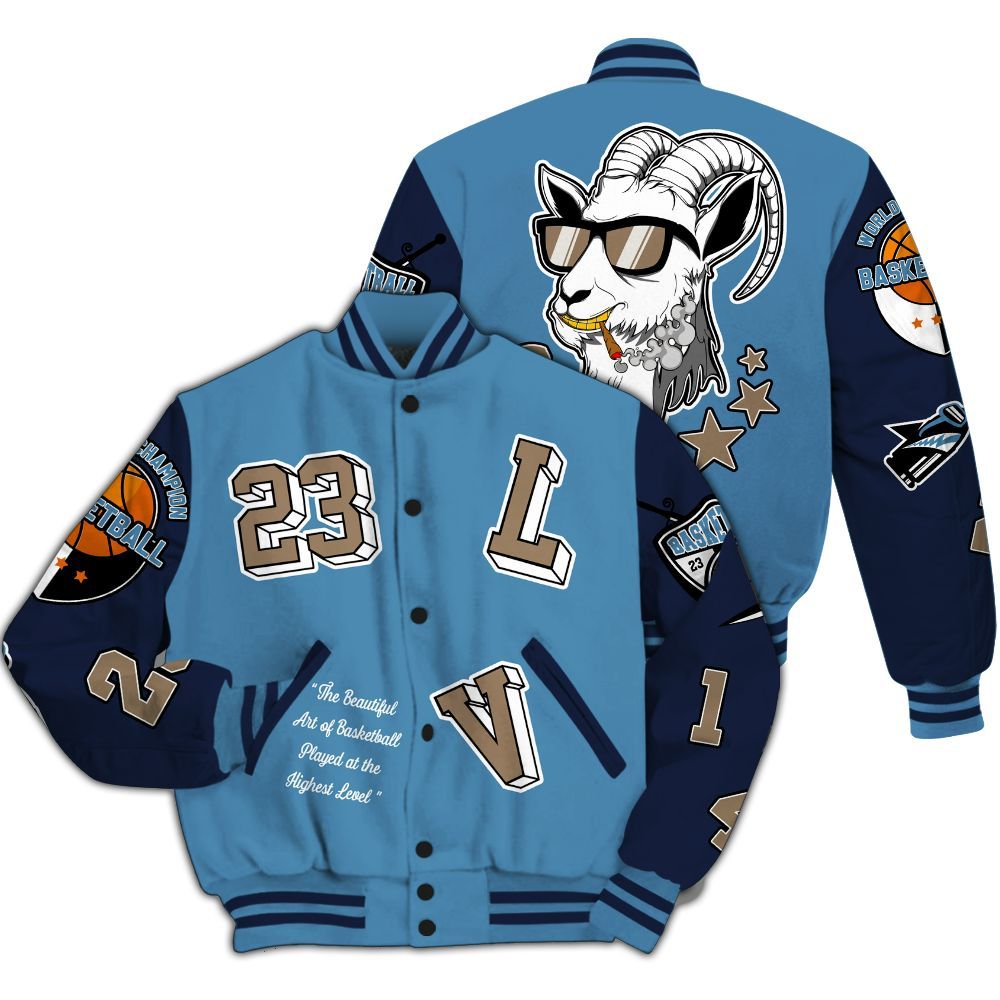 Varsity Jacket To Match Air Force 1 Stash - The GOAT Got Em Streetwear All Over Print