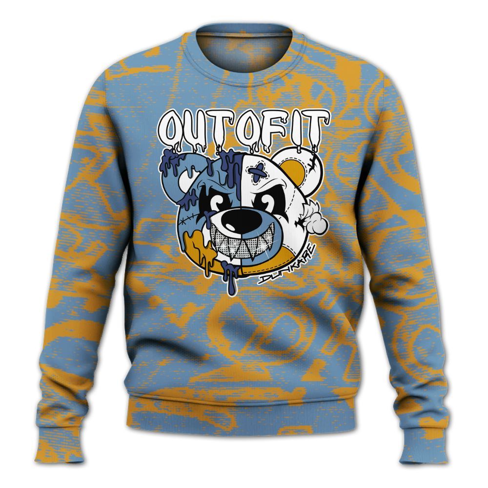 Sweatshirt To Match High OG First In Flight 1s - Out Of It Bear Avant-Garde All Over Print