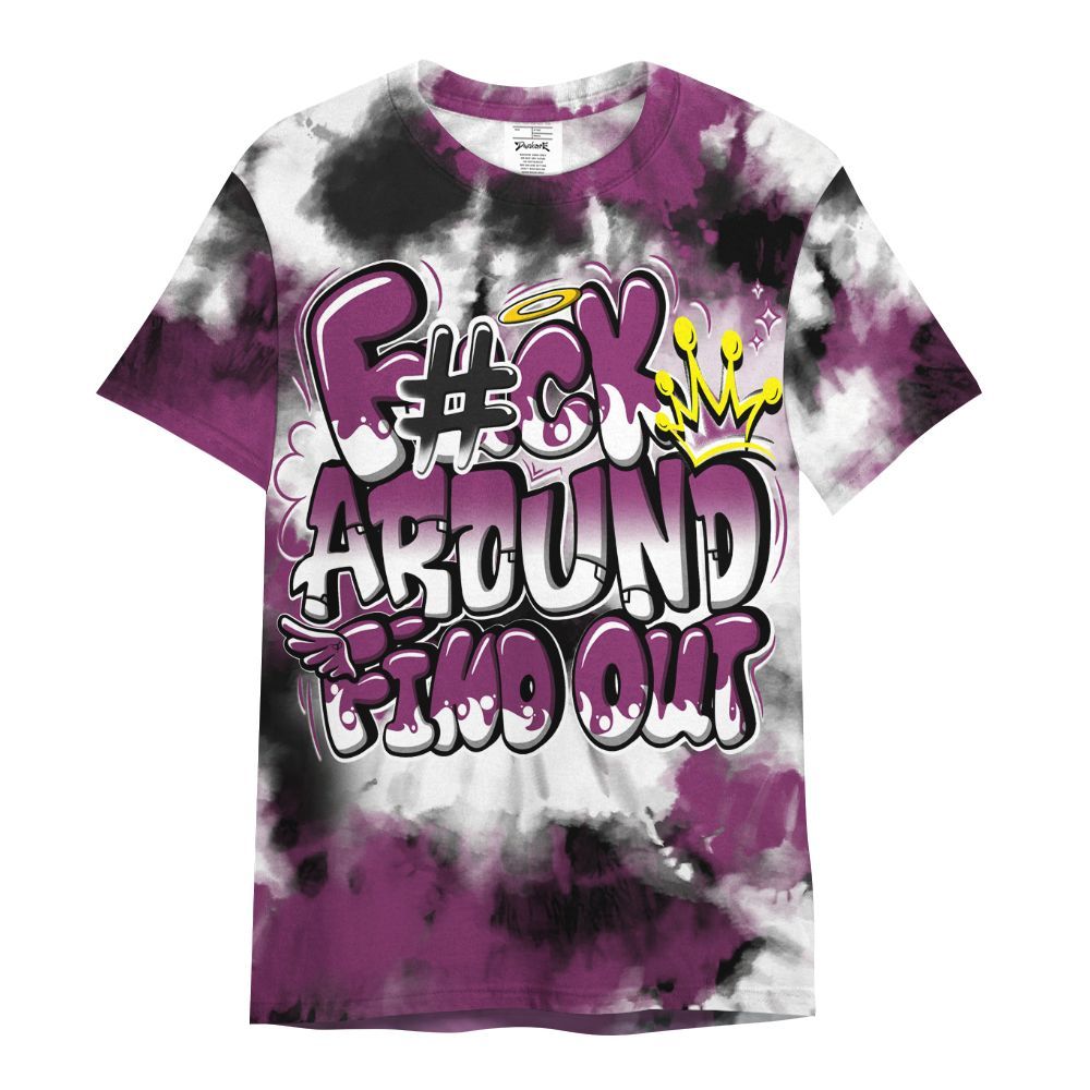 Shirt To Match Air Max Sunder Gore Tex Bold Berry - Tie Dye FK Around Find Out All Over Print