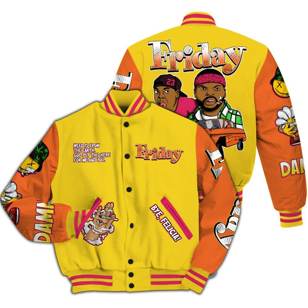 Varsity Jacket To Match Max 95 Woven Multi - Friday Sneaker Stress Style All Over Print