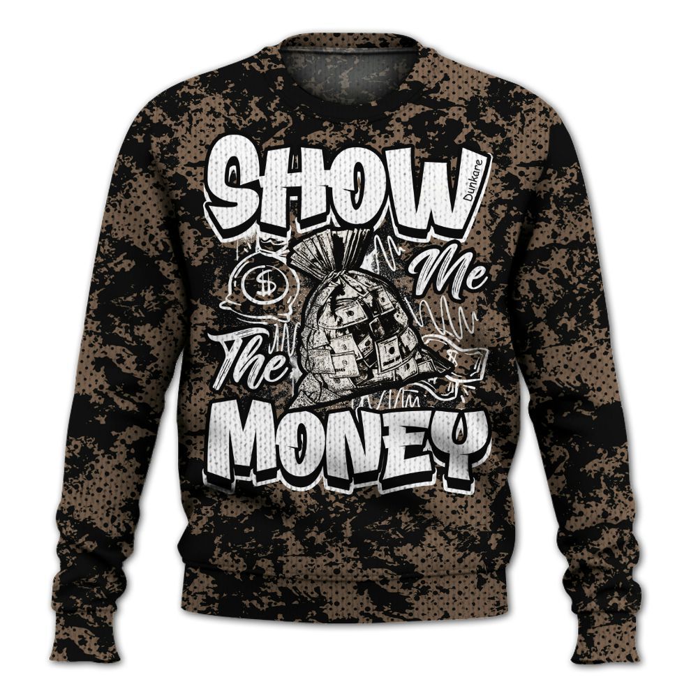 Knitted Sweater To Match Dark Mocha Jack - Show Me The Money Retro